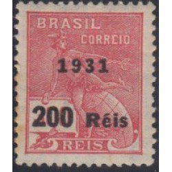 Brasil Brazil 235 (E) 1931 T.P de 1928-41 Sobrecarga MNH