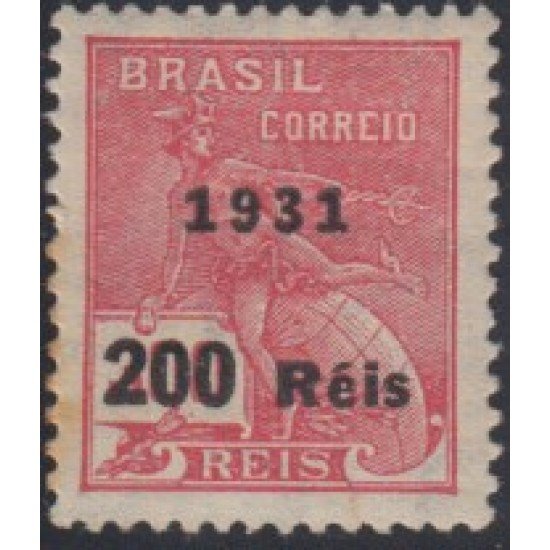 Brasil Brazil 235 (E) 1931 T.P de 1928-41 Sobrecarga MNH