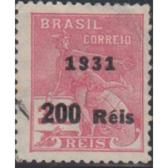 Brasil Brazil 235b(G) 1931 T.P de 1928-41 Sobrecarga Usado