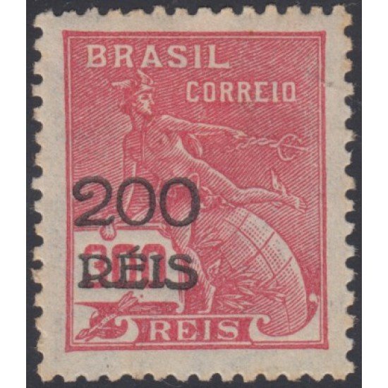 Brasil Brazil 253b(F) 1933 T.P de 1928-41 Sobrecarga MNH Brasil Brazil 253b(F) 1933 T.P de 1928-41 Sobrecarga MNH