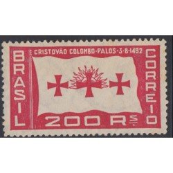Brasil Brazil 254 1933 441 Años de la salida de Colón del puerto de Palos MH Brasil Brazil 254 1933 441 Años de la salida de Colón del puerto de Palos MH