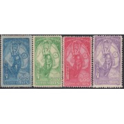 Brasil Brazil 256/59 1933 Visita el Presidente de Argentina MNH Brasil Brazil 256/59 1933 Visita el Presidente de Argentina MNH