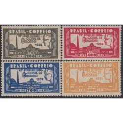 Brasil Brazil 264/67 1934 7 Foro Internacional de Río de Janeiro Usado Brasil Brazil 264/67 1934 7 Foro Internacional de Río de Janeiro Usado