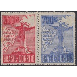 Brasil Brazil 273/74 1934 Visita el Cardenal Pacelli MNH Brasil Brazil 273/74 1934 Visita el Cardenal Pacelli MNH