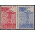 Brasil Brazil 273/74 1934 Visita el Cardenal Pacelli MNH