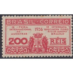 Brasil Brazil 311 1936 IX Feria Internacional de Río de Janeiro MNH Brasil Brazil 311 1936 IX Feria Internacional de Río de Janeiro MNH