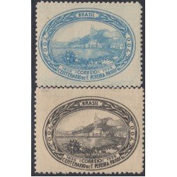 Brasil Brazil 313/14 1936 Centenario de F. Pereira Passos MNH
