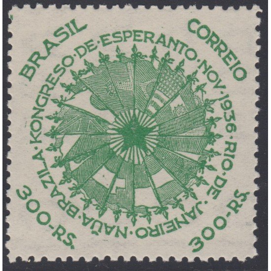 Brasil Brazil 315 1936 IX Congreso de la esperanza MNH