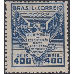 Brasil Brazil 335 1937 150 Años de la Constitución de Estados Unidos MNH Brasil Brazil 335 1937 150 Años de la Constitución de Estados Unidos MNH
