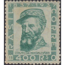 Brasil Brazil 345 1938 Centenario del General Couto de Maghales MNH Brasil Brazil 345 1938 Centenario del General Couto de Maghales MNH