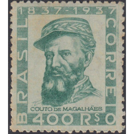 Brasil Brazil 345 1938 Centenario del General Couto de Maghales MNH