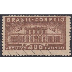 Brasil Brazil 346 1938 100 Años de la fundación de archivos nacionales Usado Brasil Brazil 346 1938 100 Años de la fundación de archivos nacionales Usado