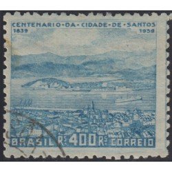 Brasil Brazil 348 1939 Centenario de la Villa de Santos Usado Brasil Brazil 348 1939 Centenario de la Villa de Santos Usado