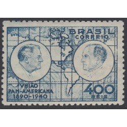 Brasil Brazil 363 1940 50 Años de la Unión Panamericana MNH Brasil Brazil 363 1940 50 Años de la Unión Panamericana MNH