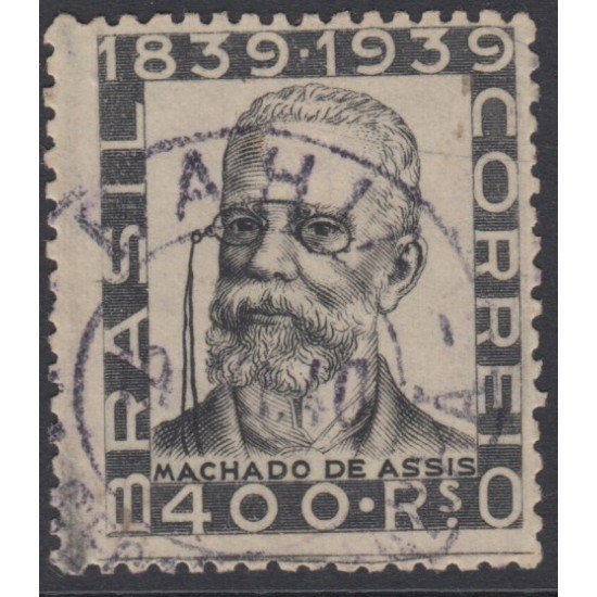 Brasil Brazil 364 1940 Poeta Machado de Asis Usado Brasil Brazil 364 1940 Poeta Machado de Asis Usado