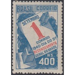 Brasil Brazil 373 1940 Censo general de Brasil MNH Brasil Brazil 373 1940 Censo general de Brasil MNH