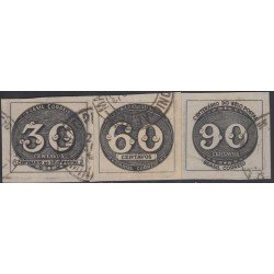 Brasil Brazil 407/09 1943 Centenario de los timbres de Brasil Usado Brasil Brazil 407/09 1943 Centenario de los timbres de Brasil Usado