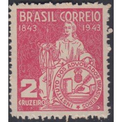 Brasil Brazil 410 1943 Centenario de la fundación de abogados brasileños MNH Brasil Brazil 410 1943 Centenario de la fundación de abogados brasileños MNH