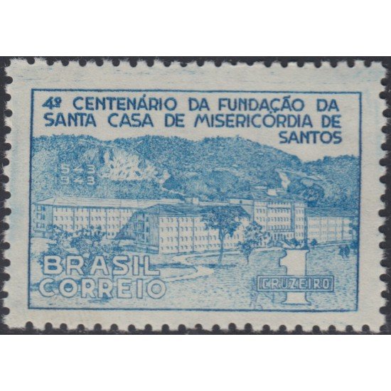 Brasil Brazil 414 1943 Hospital de la Misericordia de Santos MNH Brasil Brazil 414 1943 Hospital de la Misericordia de Santos MNH