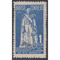 Brasil Brazil 417 1944 Monumento del Barón de Río Branco MNH Brasil Brazil 417 1944 Monumento del Barón de Río Branco MNH