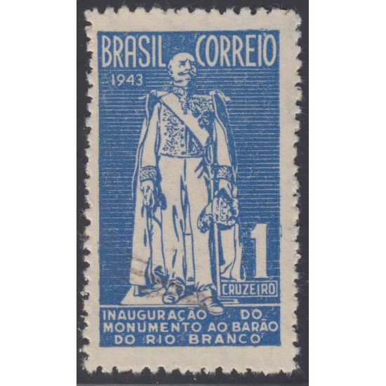 Brasil Brazil 417 1944 Monumento del Barón de Río Branco MNH Brasil Brazil 417 1944 Monumento del Barón de Río Branco MNH