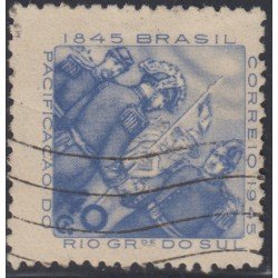 Brasil Brazil 422 1945 Pacificación de Río Grande del Sur Usado Brasil Brazil 422 1945 Pacificación de Río Grande del Sur Usado