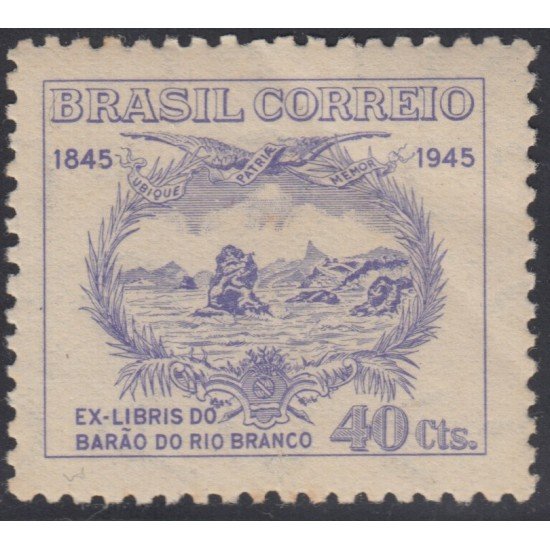 Brasil Brazil 424 1945 100 Años del nacimiento del Barón de Río Branco MNH Brasil Brazil 424 1945 100 Años del nacimiento del Barón de Río Branco MNH