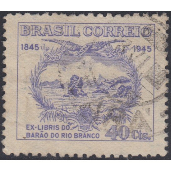 Brasil Brazil 424 1945 100 Años del nacimiento del Barón de Río Branco Usado