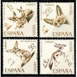 Sahara 279/82 1970 Pro infancia Fauna (fenec) MNH Sahara 279/82 1970 Pro infancia Fauna (fenec) MNH