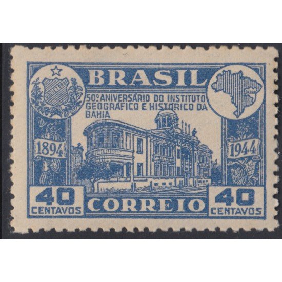 Brasil Brazil 431 1945 Instituto Geográfico e Historia de Bahía MH Brasil Brazil 431 1945 Instituto Geográfico e Historia de Bahía MH