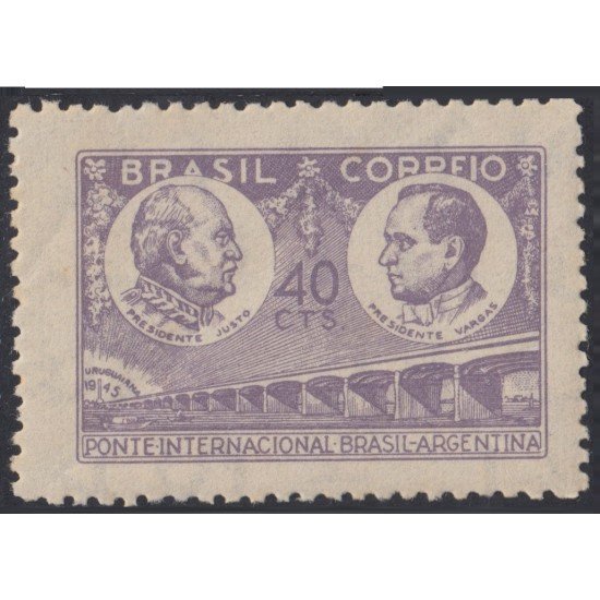 Brasil Brazil 438 1946 Inauguración del puente internacional Brasil MNH Brasil Brazil 438 1946 Inauguración del puente internacional Brasil MNH