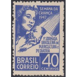 Brasil Brazil 462 1947 Semana de la Infancia MNH