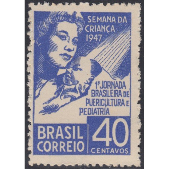 Brasil Brazil 462 1947 Semana de la Infancia MNH