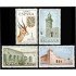 Sahara 288/91 1971 Pro infancia Escudo-Arquitectura Fauna MNH