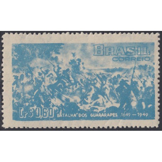 Brasil Brazil 476 1949 300 Años e la Batalla de Guararape MNH Brasil Brazil 476 1949 300 Años e la Batalla de Guararape MNH