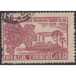 Brasil Brazil 481 1950 Inmigración italiana al Estado de Río Grande Usado Brasil Brazil 481 1950 Inmigración italiana al Estado de Río Grande Usado