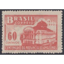 Brasil Brazil 489 1950 Centenario de los Estados de Amazona MH Brasil Brazil 489 1950 Centenario de los Estados de Amazona MH