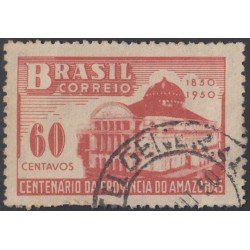 Brasil Brazil 489 1950 Centenario de los Estados de Amazona Usado Brasil Brazil 489 1950 Centenario de los Estados de Amazona Usado