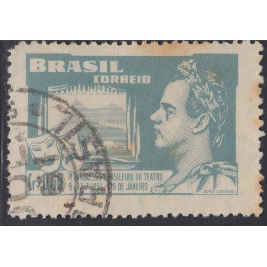 Brasil Brazil 496 1951 I Congreso brasileño de teatro Usado Brasil Brazil 496 1951 I Congreso brasileño de teatro Usado