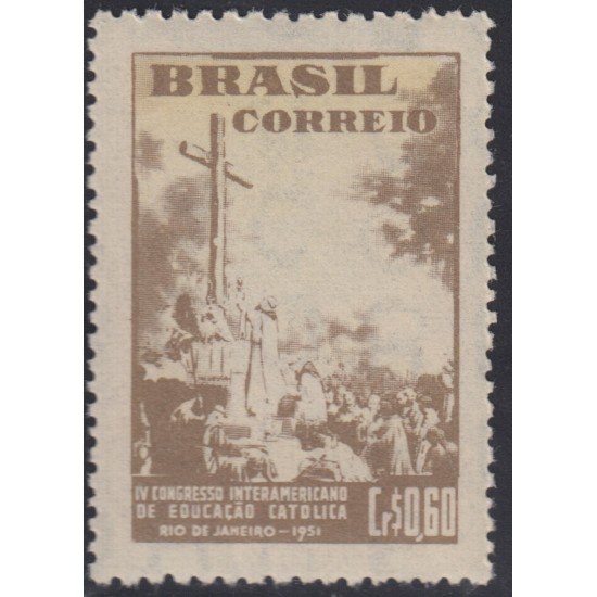 Brasil Brazil 498 1951 4º Congreso Interamericano de Educación Católica MNH Brasil Brazil 498 1951 4º Congreso Interamericano de Educación Católica MNH