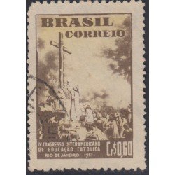 Brasil Brazil 498 1951 4º Congreso Interamericano de Educación Católica Usado
