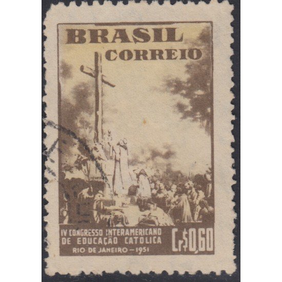 Brasil Brazil 498 1951 4º Congreso Interamericano de Educación Católica Usado Brasil Brazil 498 1951 4º Congreso Interamericano de Educación Católica Usado
