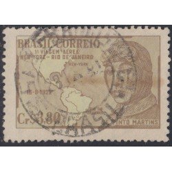 Brasil Brazil 499 1951 29 Años del 1er vuelo Nueva York- Río de Janeiro Usado