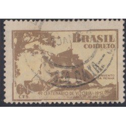 Brasil Brazil 500 1951 IV Centenario de la Vila de Vitoria Usado