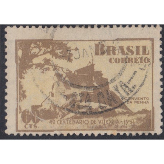 Brasil Brazil 500 1951 IV Centenario de la Vila de Vitoria Usado Brasil Brazil 500 1951 IV Centenario de la Vila de Vitoria Usado