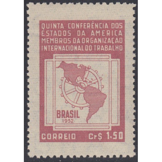 Brasil Brazil 511 1952 V Conferencia Internacional de Estados Americanos MH