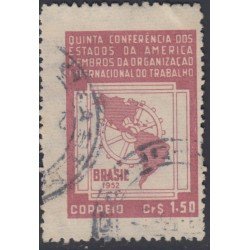 Brasil Brazil 511 1952 V Conferencia Internacional de Estados Americanos Usado