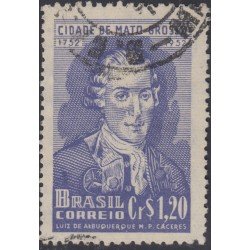 Brasil Brazil 512 1952 200 Años de la Villa de Mato-Grosso Usado