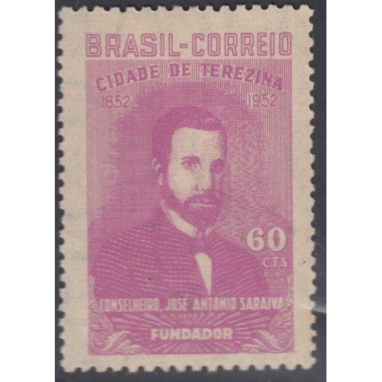 Brasil Brazil 516 1952 Consejero José Antonio Saraiva MNH Brasil Brazil 516 1952 Consejero José Antonio Saraiva MNH