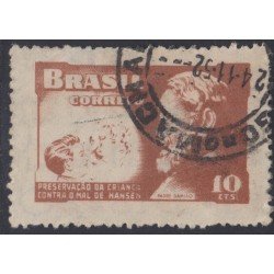 Brasil Brazil 519 1952 Preservación contra el mal de Hansen Usado Brasil Brazil 519 1952 Preservación contra el mal de Hansen Usado